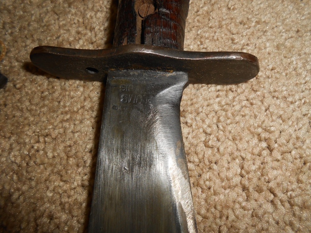 WW1 Bolo Fighting Knife US MOD 1917, w/Scabbard