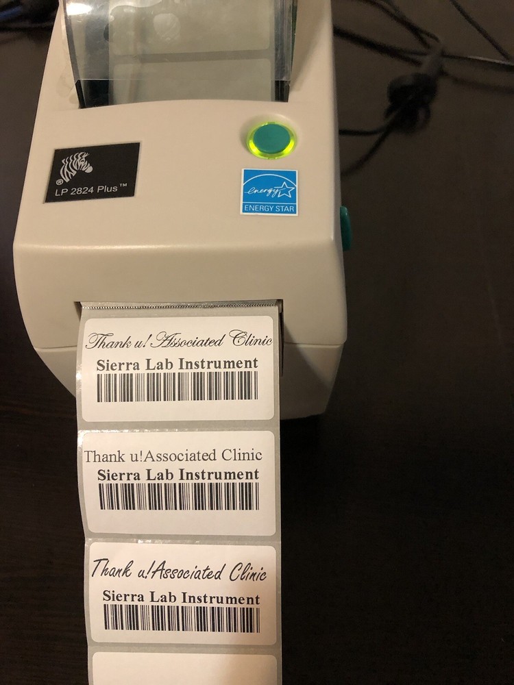Tested! Zebra LP2824 Plus DT Label Barcode Printer. USB Ethernet PS Ex Cosmetic