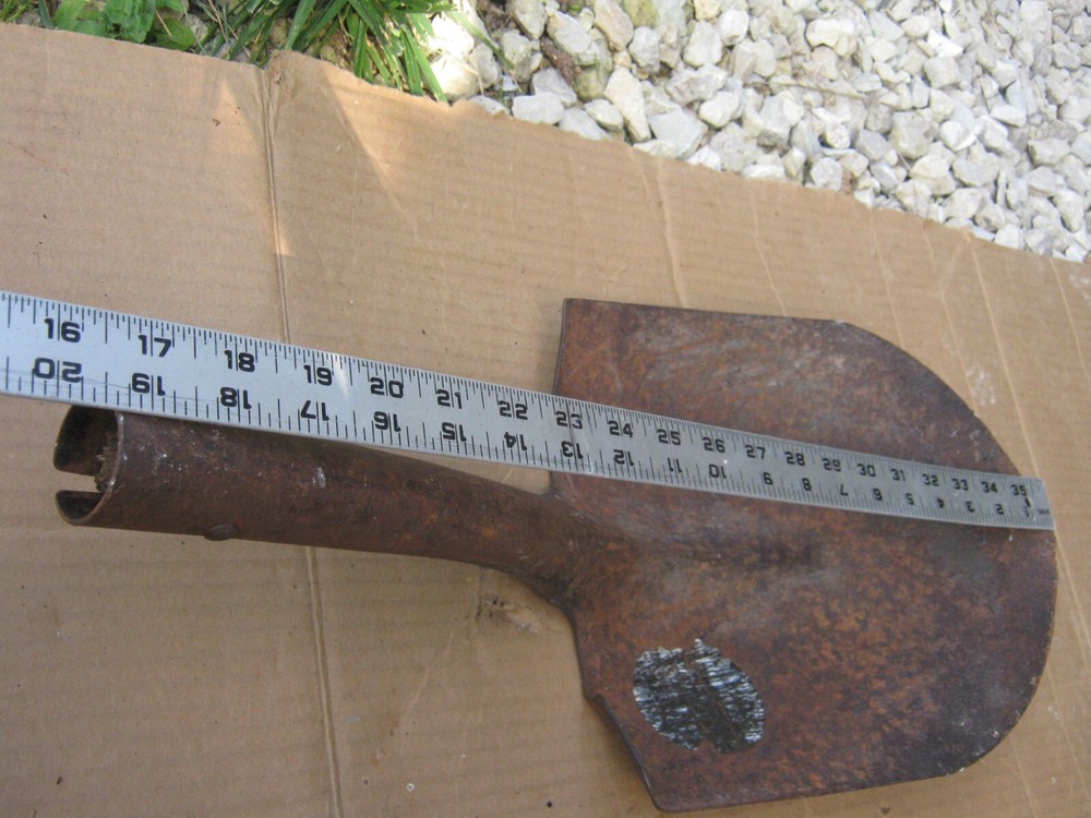Metal Shovel no handle Rustic Original Vintage Primitive