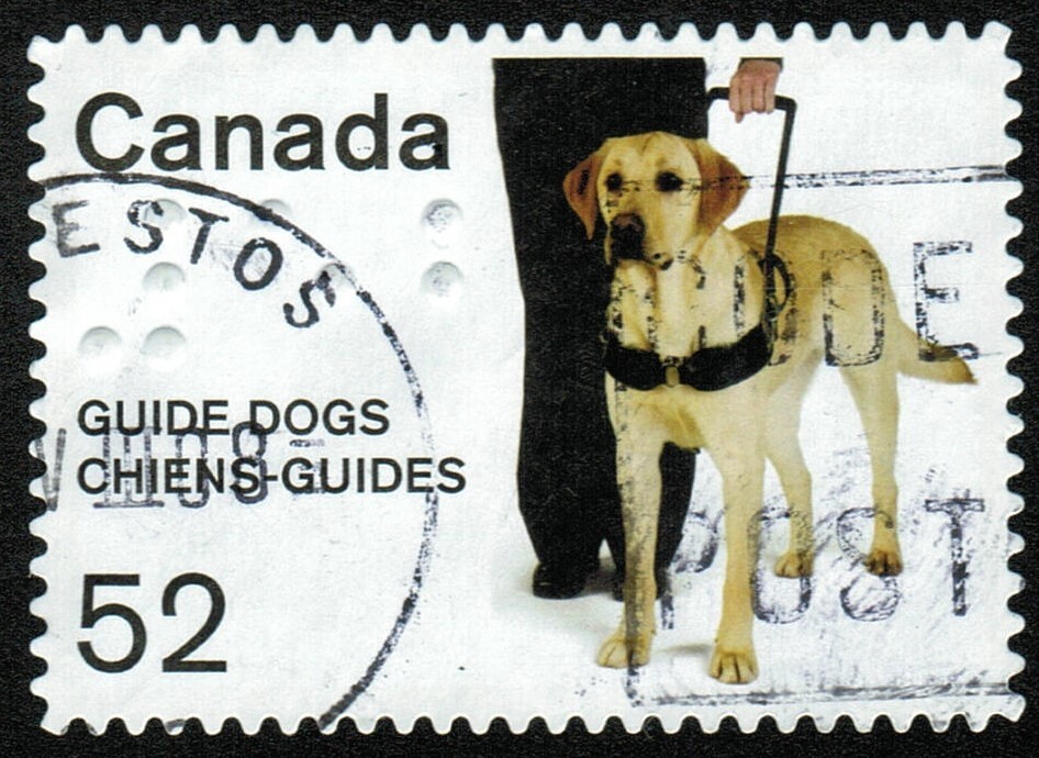 Canada sc#2266 Guide Dog, Unit from Booklet Bk374, Used