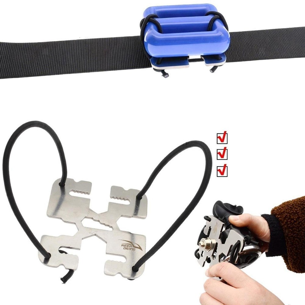 Scubas Diving Webbing Weight Plate Diving Weight Fixed Holder Multifunctional
