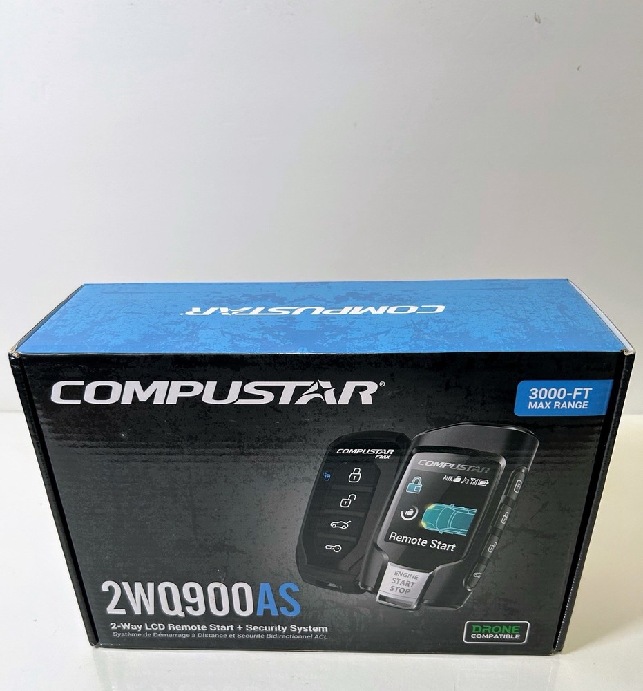 Compustar CS2WQ900-AS 2-Way LCD Remote Start and Alarm Bundle