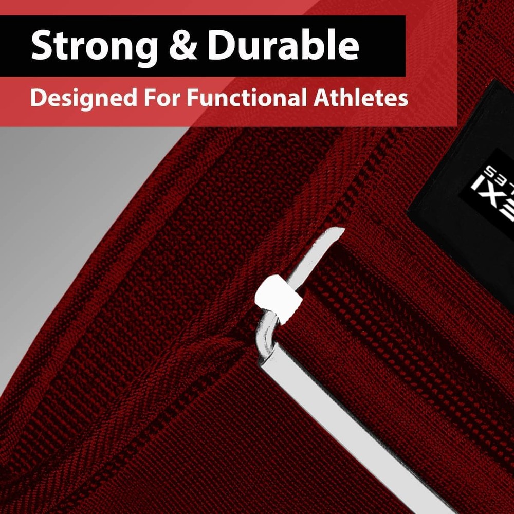Flexi Muscles Quick Lock Weightlifting Belt - Adjustable Back Support with Me...
