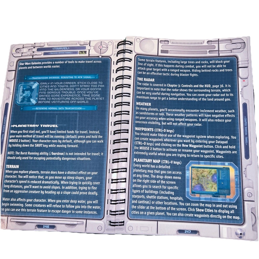 Star Wars Galaxies Adventure Manual Only! EUC
