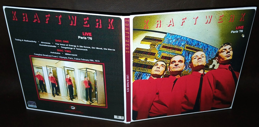 Kraftwerk Paris 1976 Gate Fold 2CD Package NEW