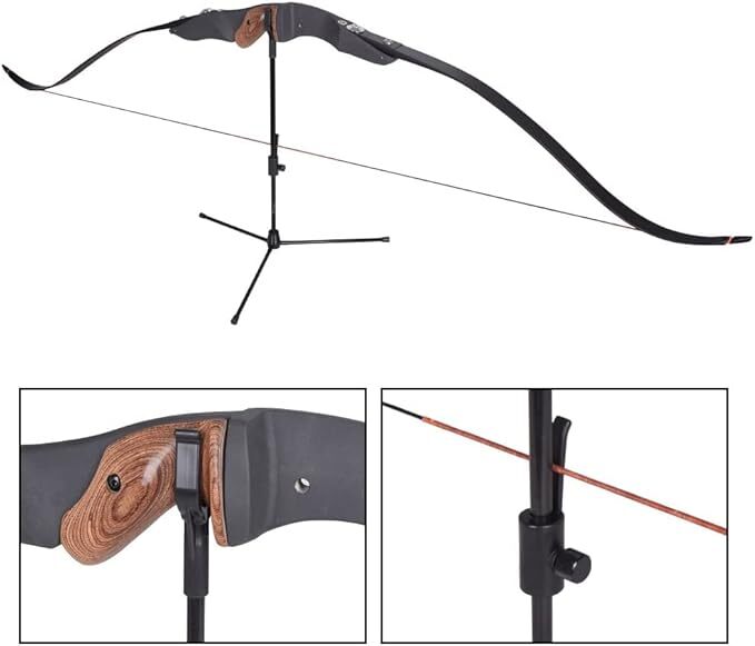 Recurve Bow Stand Holder Bracket Foldable Archery Limbs Support Hunting