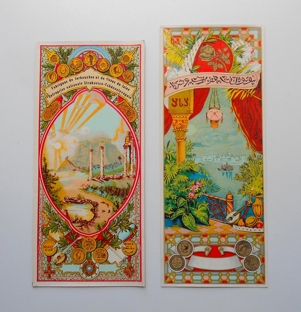 7 Original Vintage Fez Labels