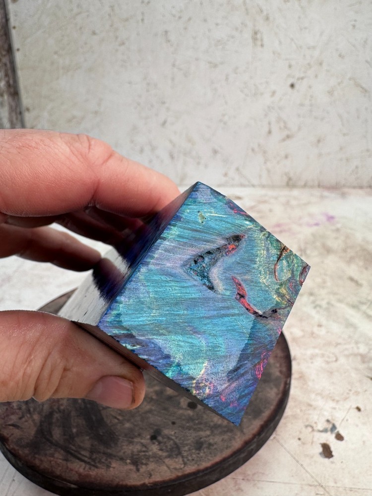 Stabilized Box Elder Burl Turning Blank or Knife Blank | SBEB 1245