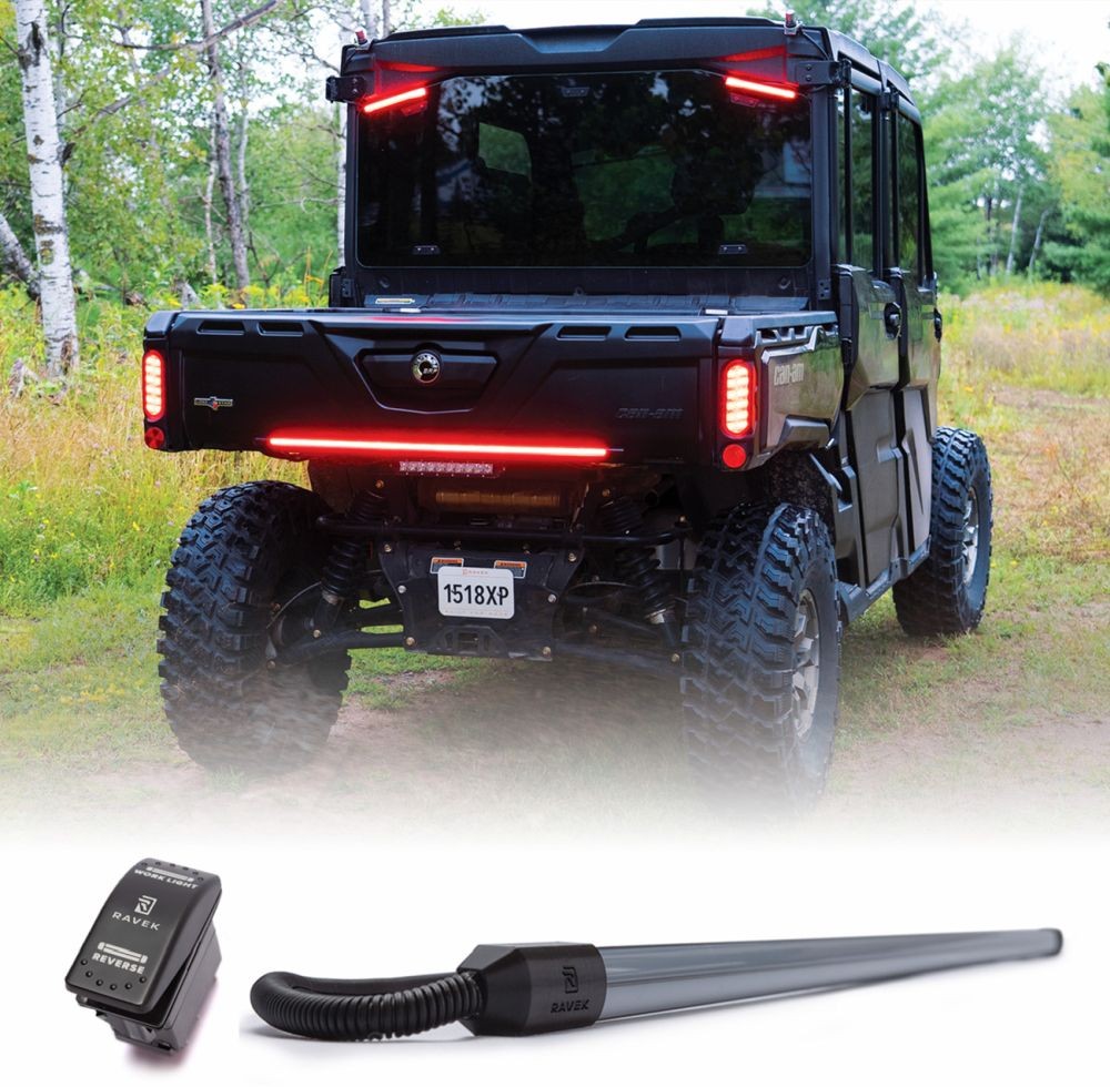 Ravek Multi Function Taillight For Can-Am Defender HD10 DPS 2016-2018, 2020-2026