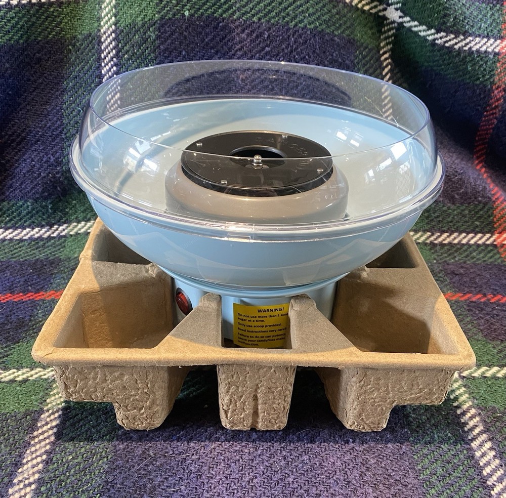 Giles & Posner EK2641GSBL Candy Floss Maker Only Used Once Complete