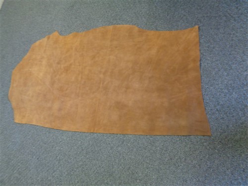 LEATHER HIDE BROWN 59" X 28 3/4"