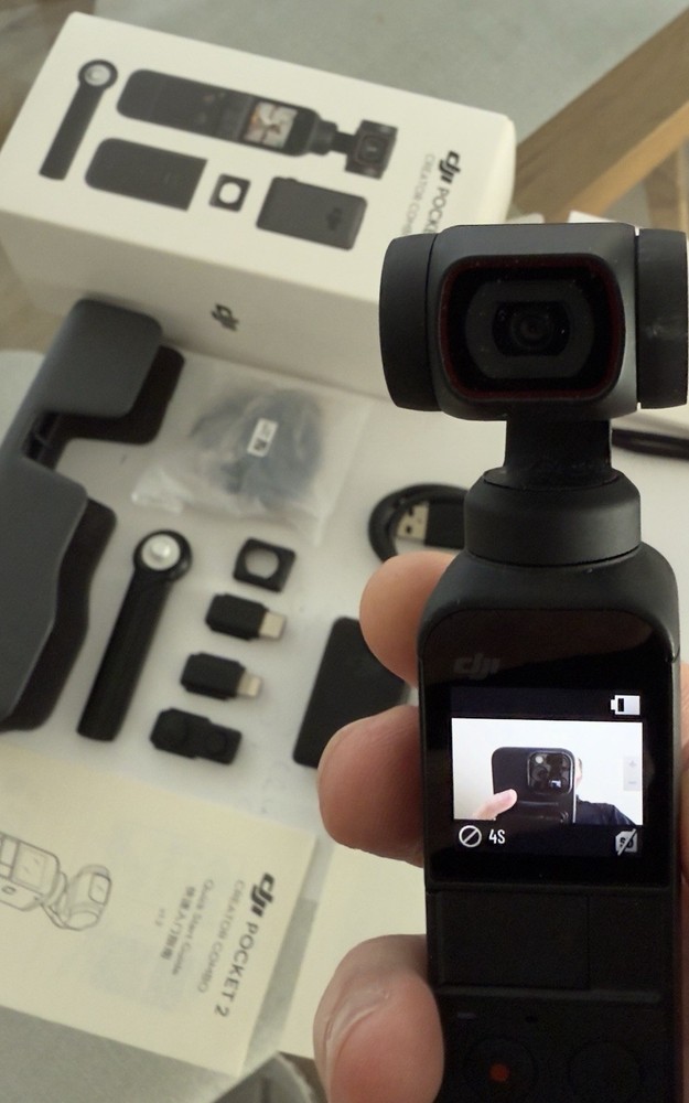 DJI Pocket 2 Creator Combo - 3 Axis Gimbal Stabilizer with 4K Camera