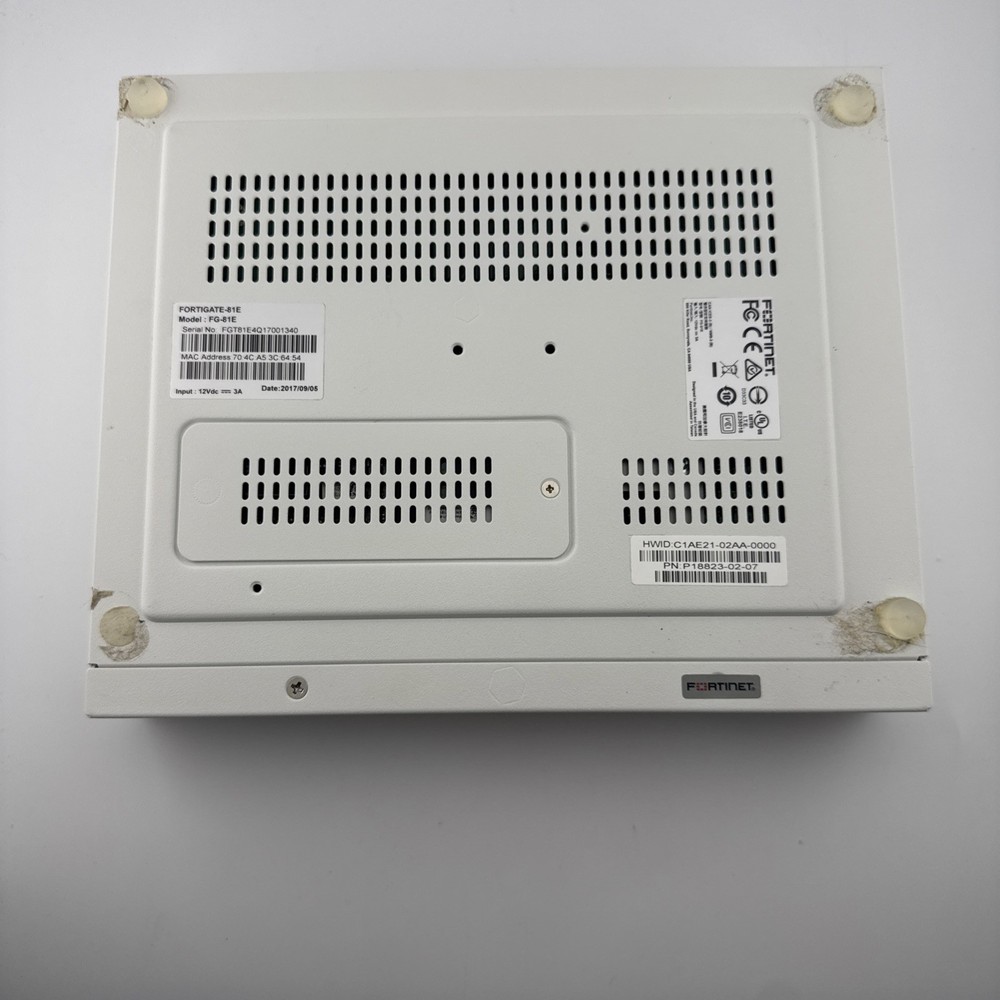 Fortinet FortiGate FG-81E Network Security Firewall LAN Port Switch NO AC ADAPT
