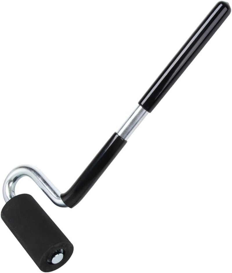 O'SKOOL 12" Edge Banding Roller – Rubber J Roller with Long Handle for Laminate