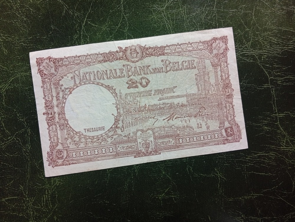 BELGIUM Banknotes, 20 Francs 1948