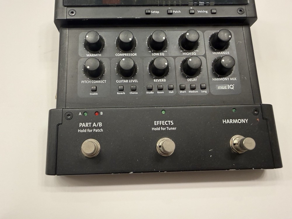 Digitech Vocalist Live 3 Vocal Multi Effects Processor Pedal + Power Supply