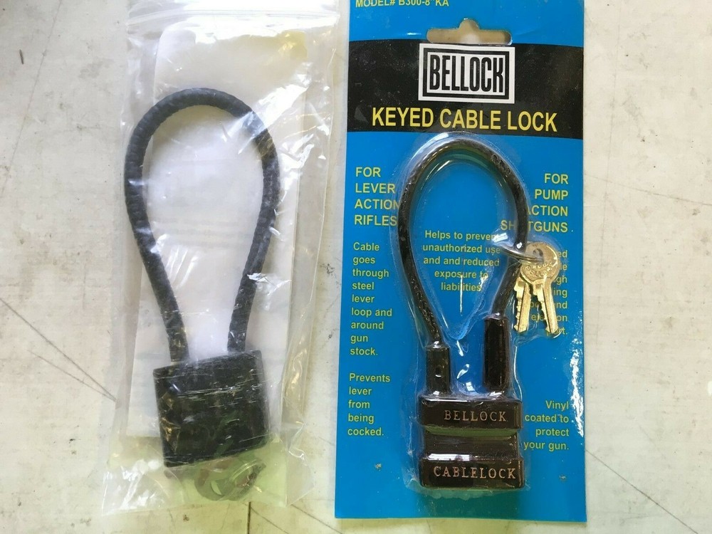 Bellock Keyed Cable Lock Model #B300-8KA-Worldwide ship