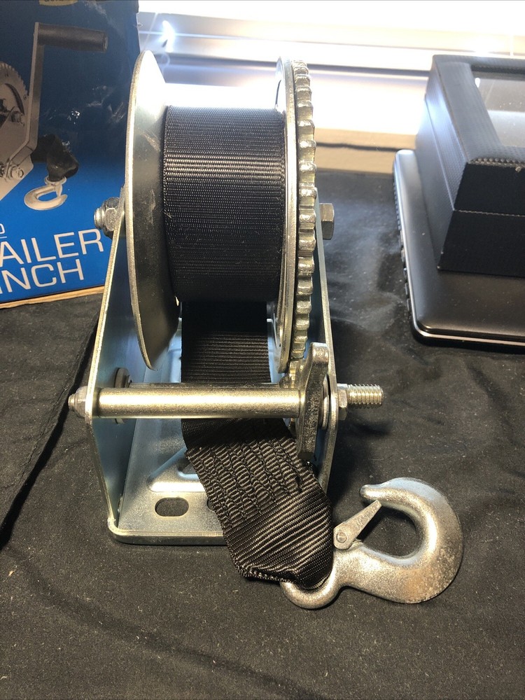 Towpower 74329 Trailer Winch, Silver, Never Used!