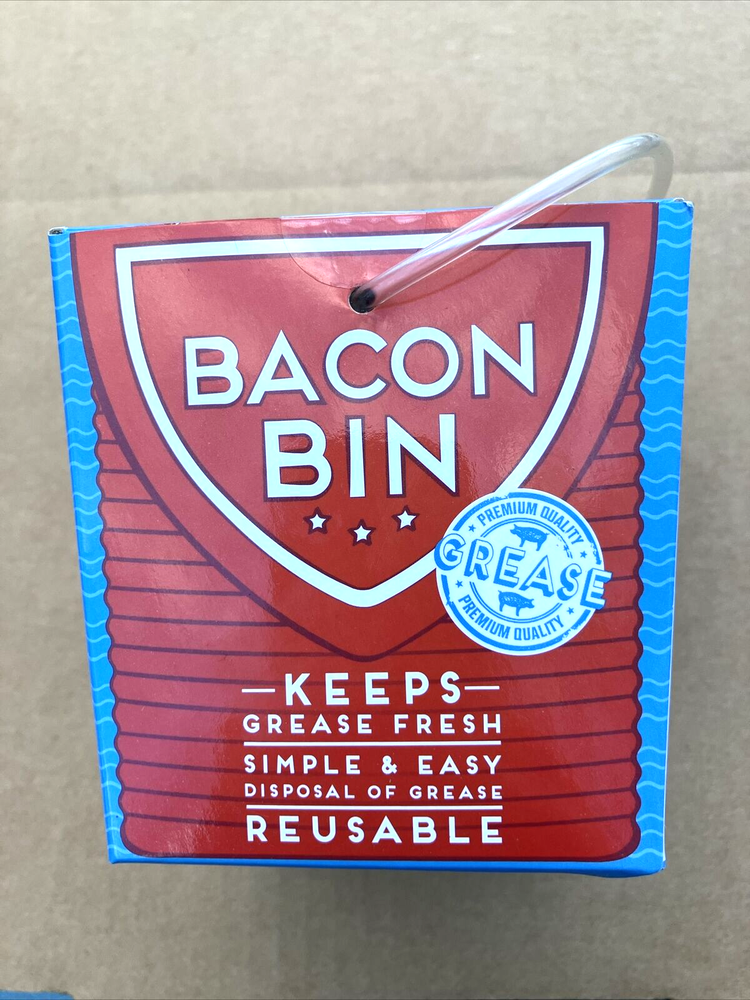 NEW Talisman Designs Original Silicone Bacon Bin Grease Strainer & Storage