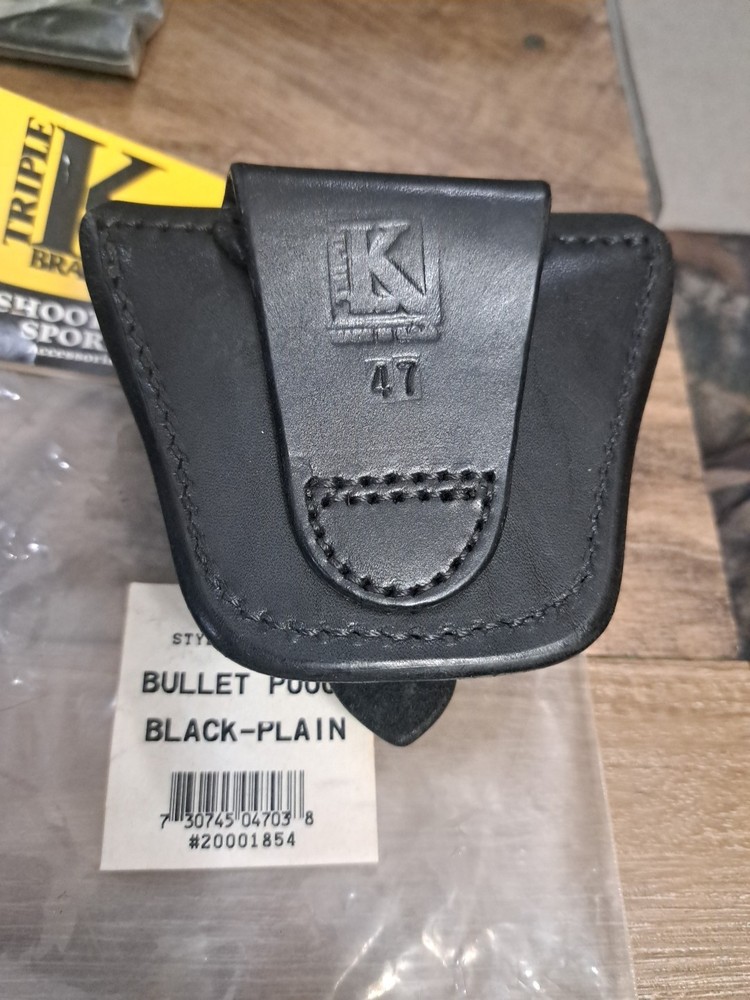 Triple K Leather Bullet Pouch Style 47