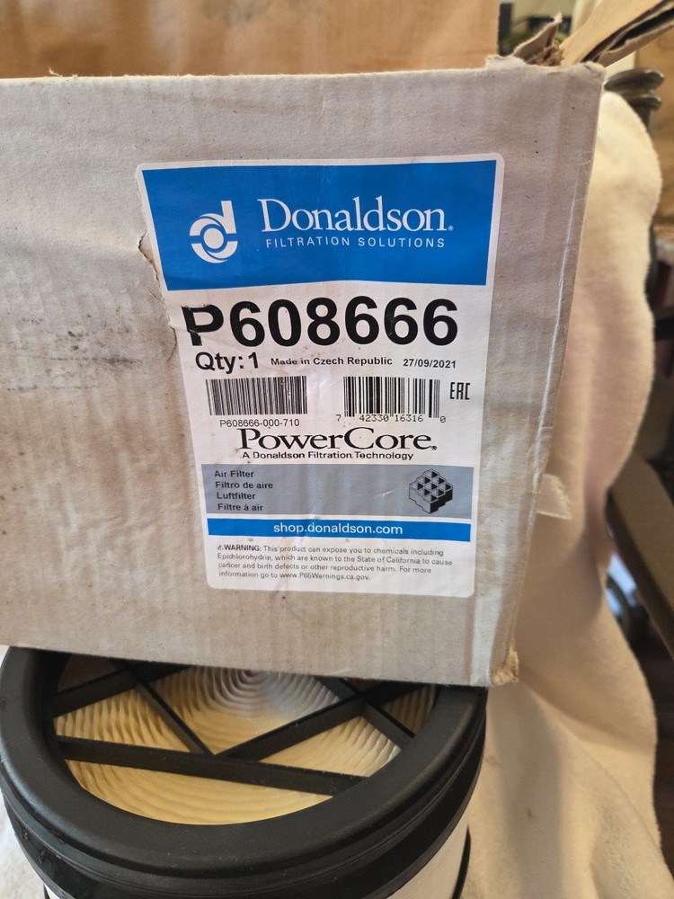Donaldson, Power Core Filter, P608666, NEW