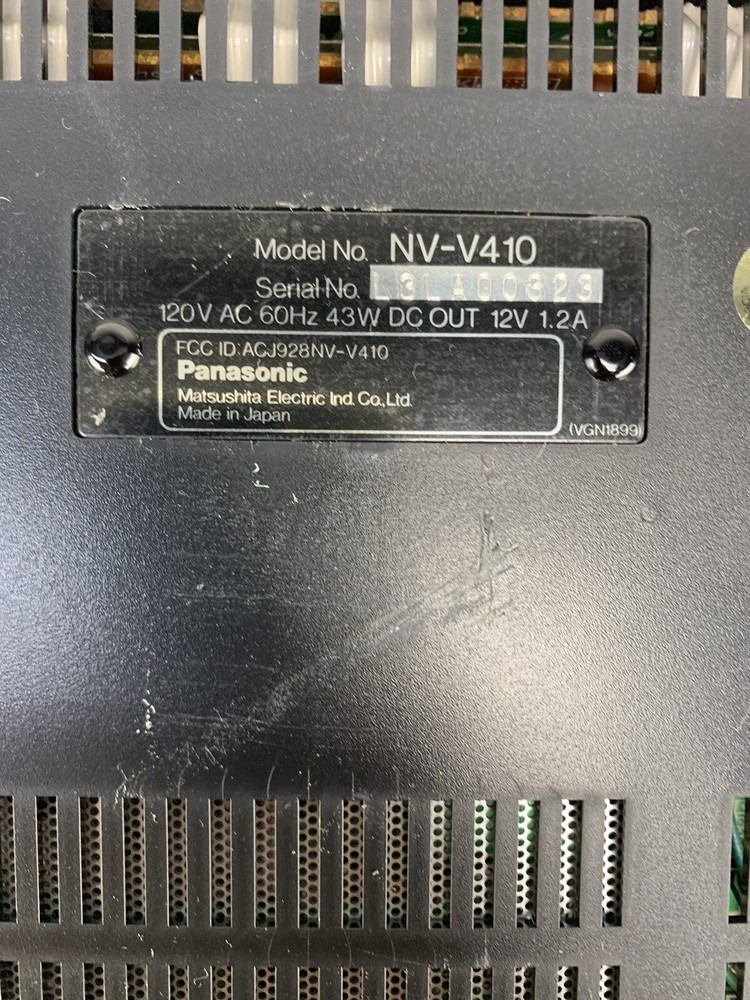 Panasonic NV-V410 Programmable Tuner/Timer