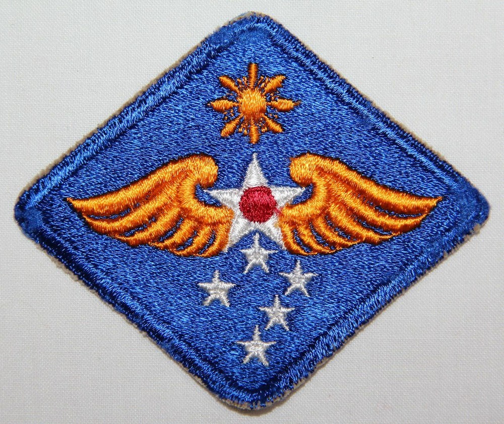 ORIGINAL WWII AAF FAR EAST AIR FORCES PATCH, NICE WHITE BACK