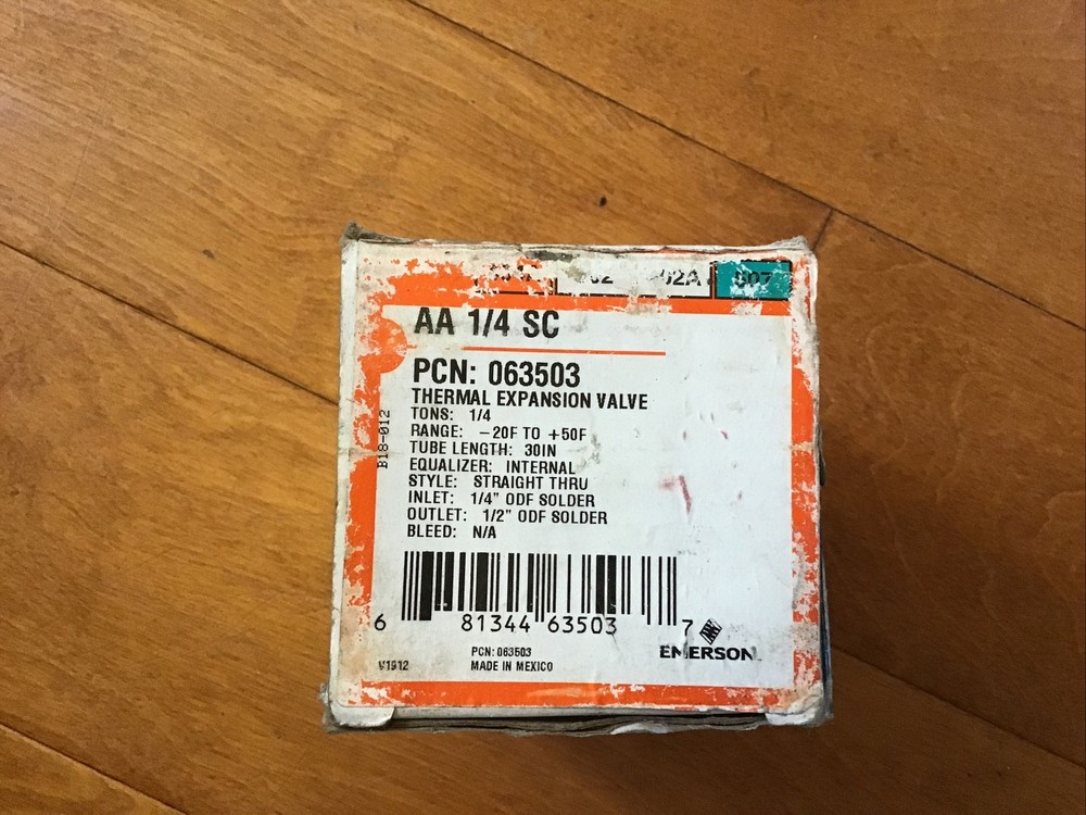 Emerson Thermal Expansion Valve 063503 A13