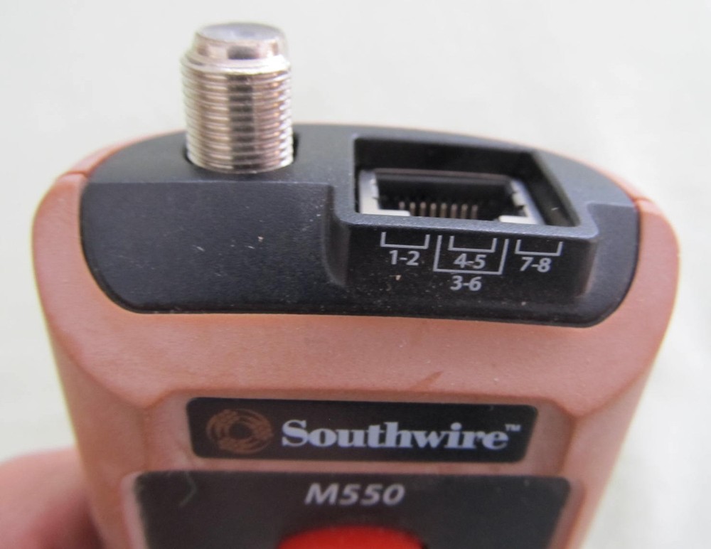 Southwire M550 Continuity Tester for Data & Coax - TESTED