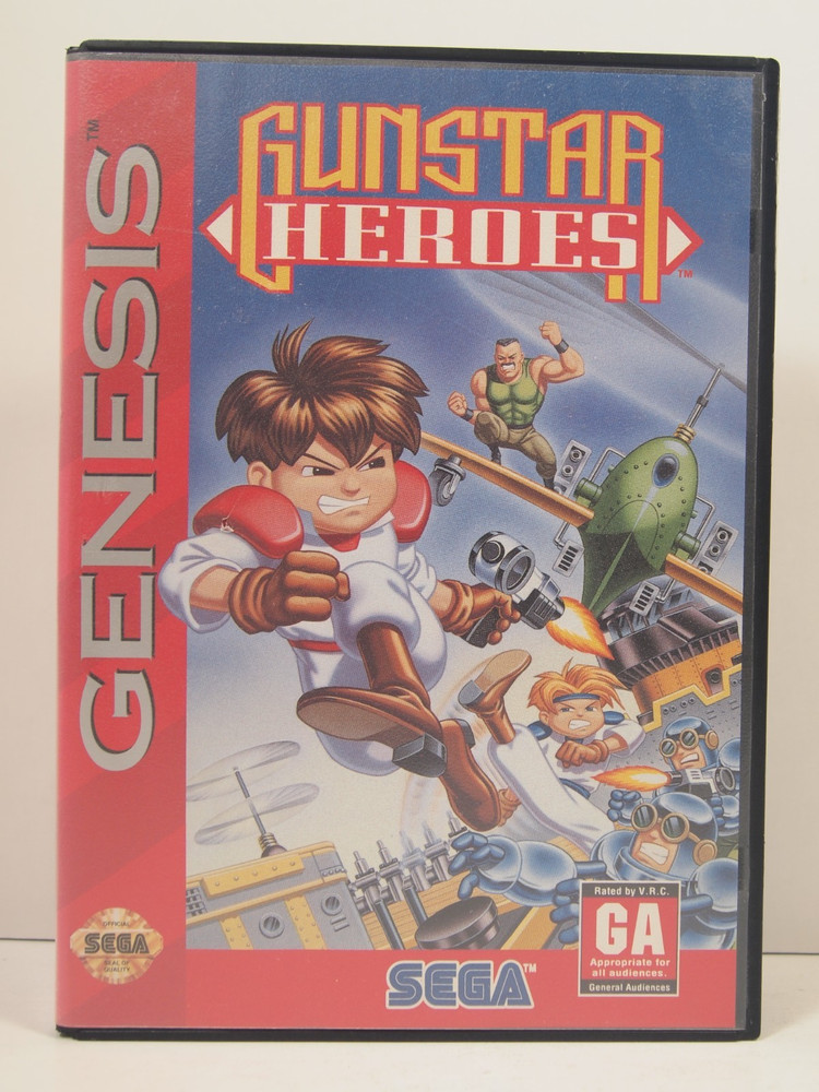 Gunstar Heroes Case (SEGA Genesis) Authentic BOX ONLY