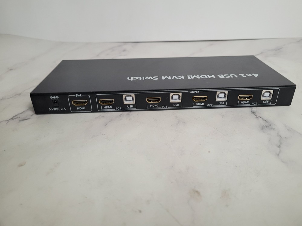 4x1 USB HDMI KVM Switch