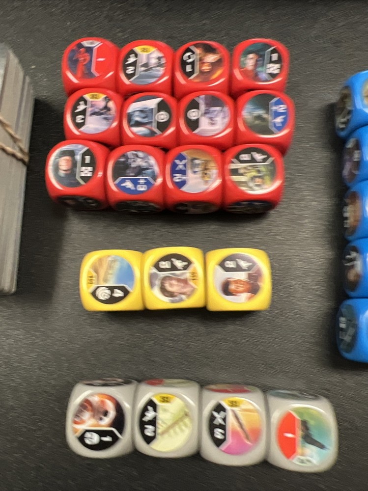 star wars destiny dice and cards
