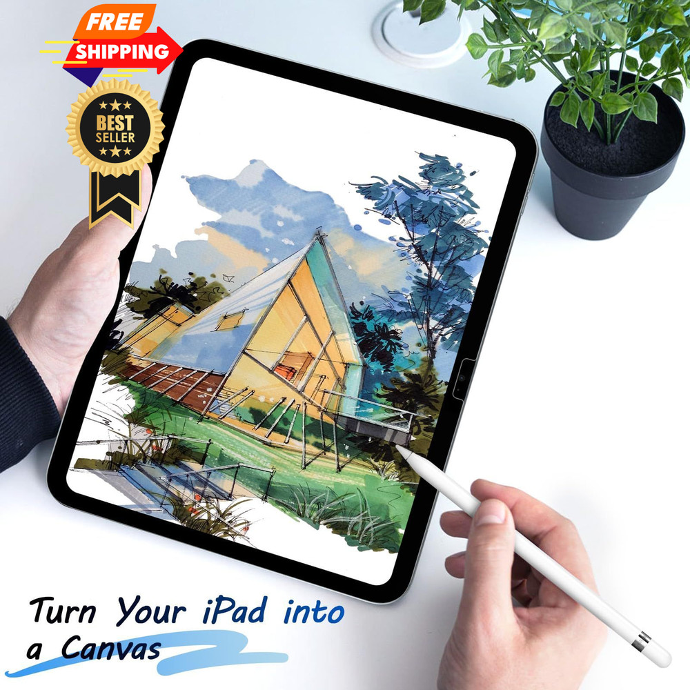 MoKo 2 Pack Paperfeel Screen Protector for iPad A16 11th 2 Pack, Matte