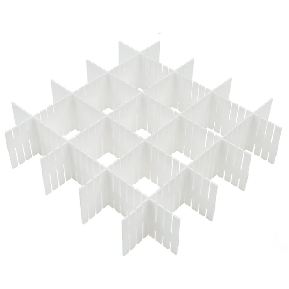 8Pcs Drawer Dividers, Adjustable Drawer Organizer for Socks, Underwear, Makeu...