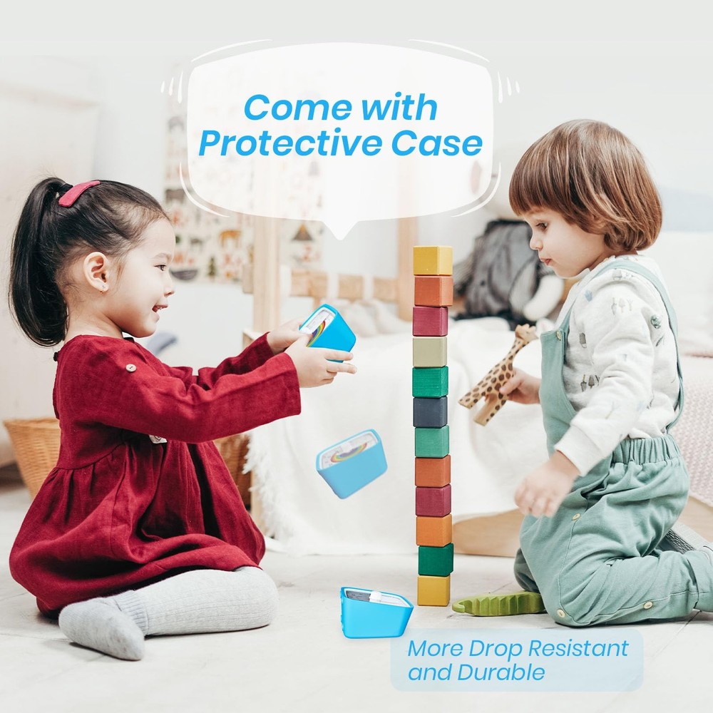 Visual Timer with Protective Case, Rainbow Disk 60 Minute Countdown Timer for...