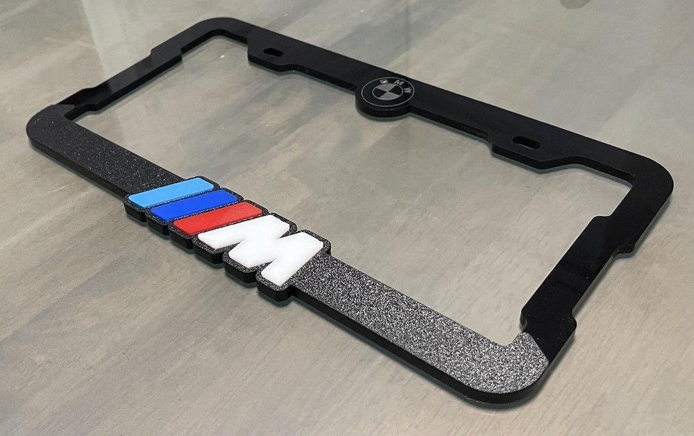 BMW M Acrylic License Plate Frame