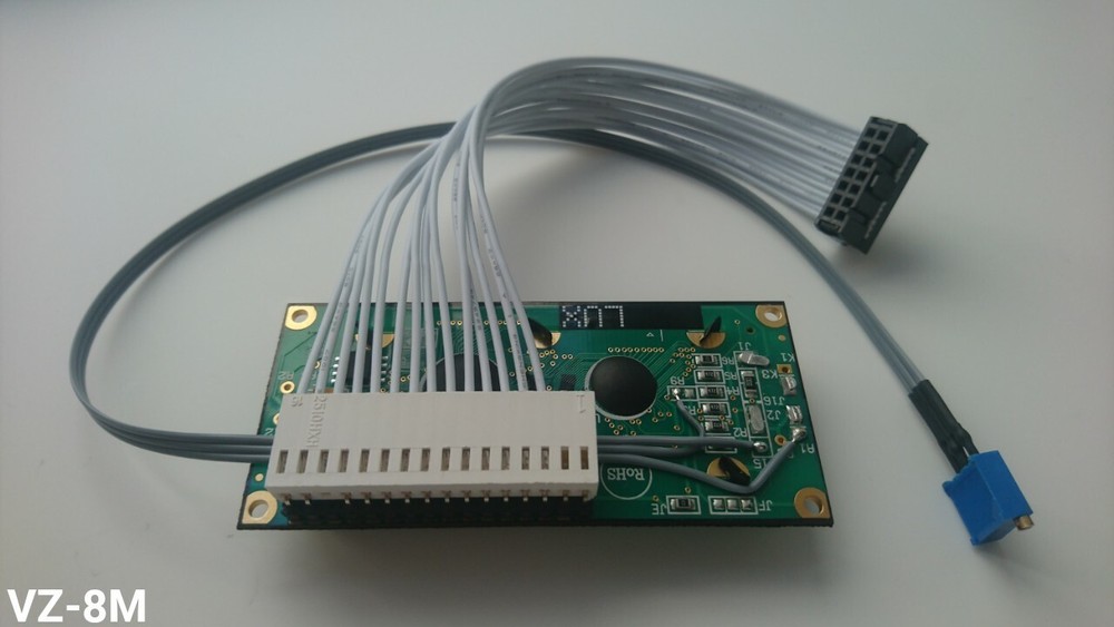 Casio VZ-8M (Super Enhanced Black) PMVA LED Display !