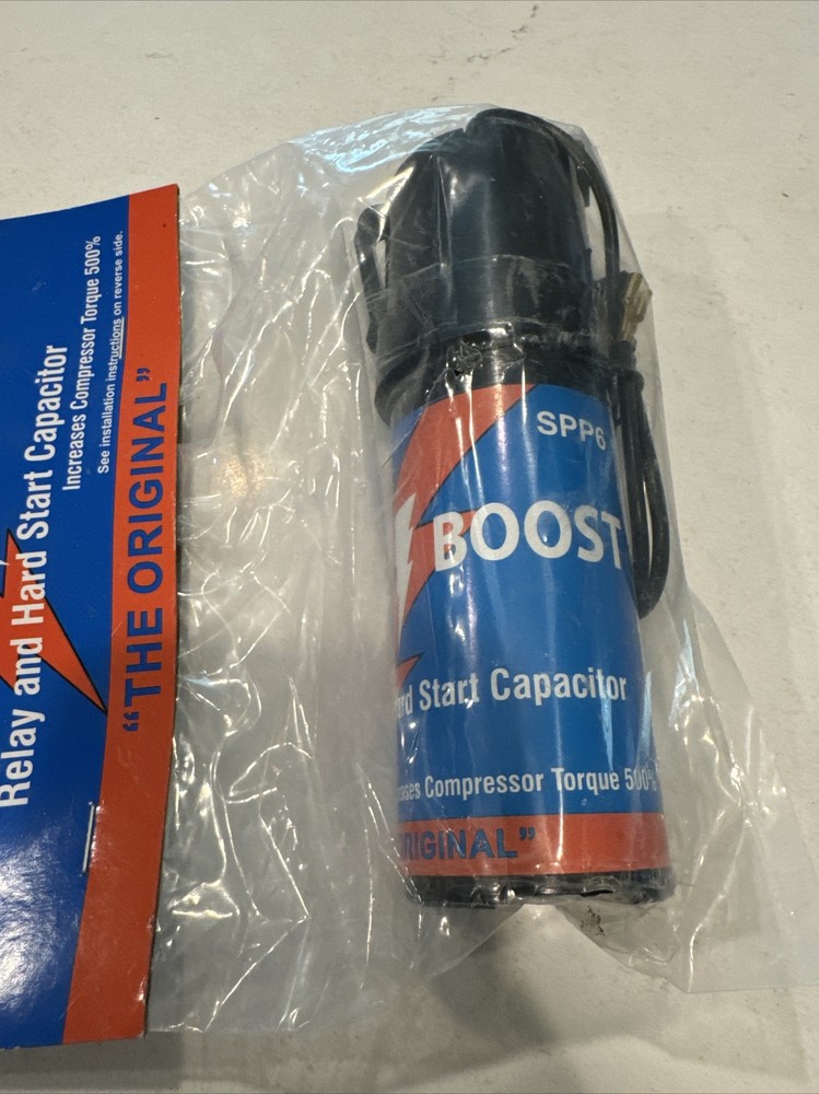 New Supco SPP6 POW-R-PAK Starter Solid Relay And Hard Start Capacitor