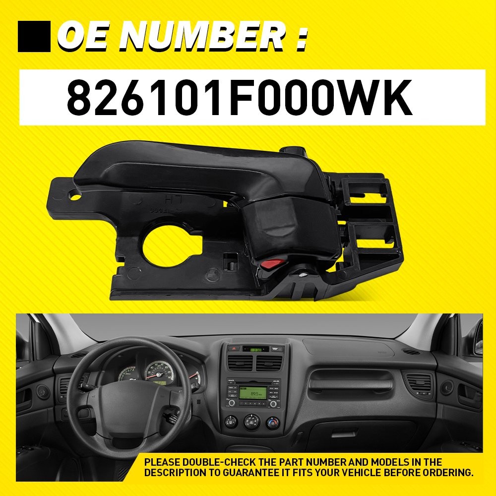 Interior Inside Driver Left Door Handle Front/Rear For 2005-10 Kia Sportage EAH