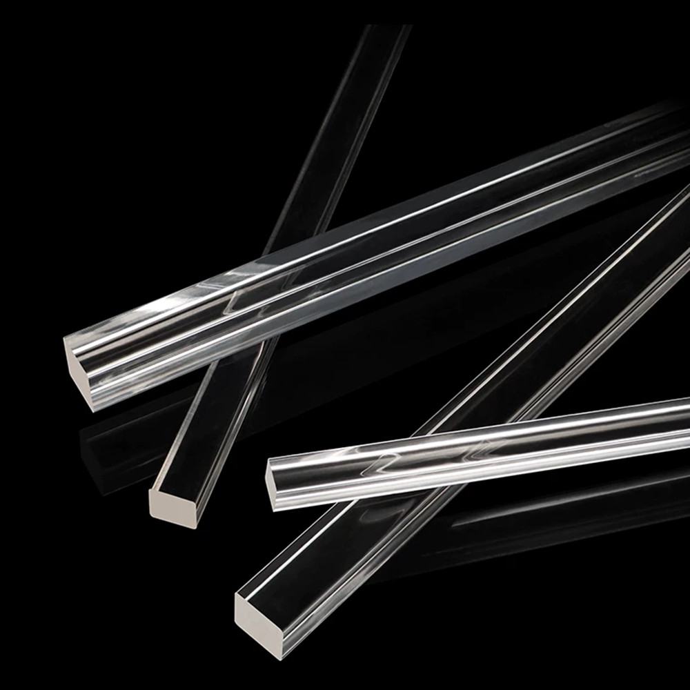 300mm Clear Acrylic Blocks For Display Blank Name Plate Block Cube Display