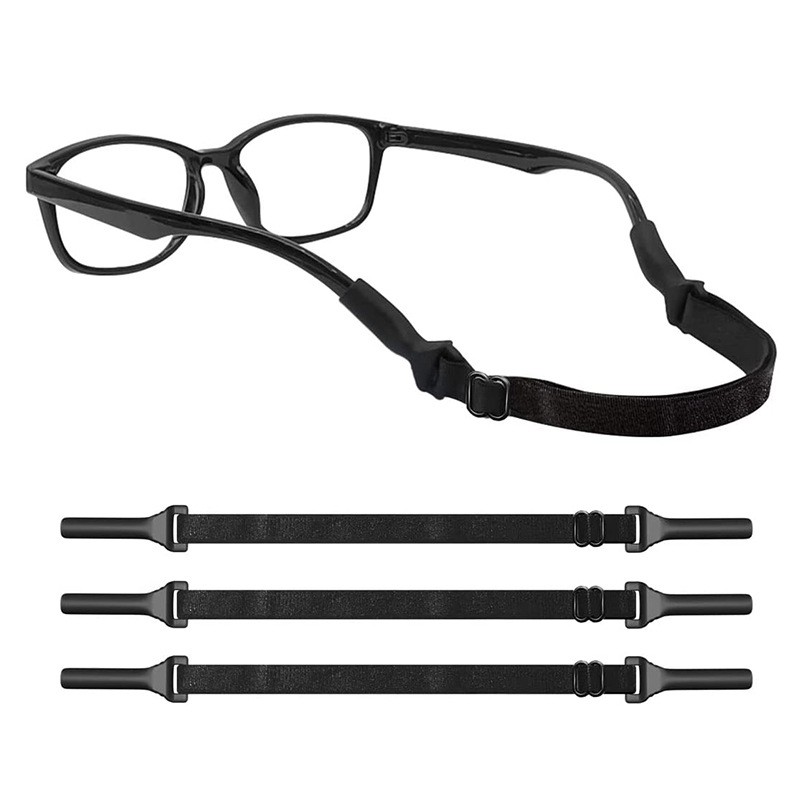 Predrox New Nonslip Fixed Glasses  Adjustable Size Elastic Rope Glasses Strap