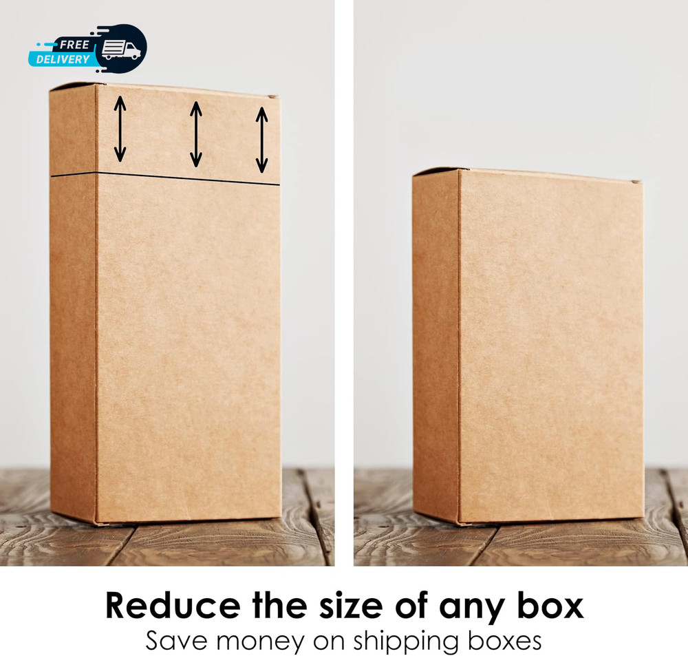 Box Resizer Tool with Scoring Wheel - Cardboard Box Reducer