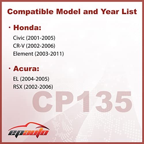 CP135 (CF10135) Cabin Air Filter includes Activated Carbon, Replacement for