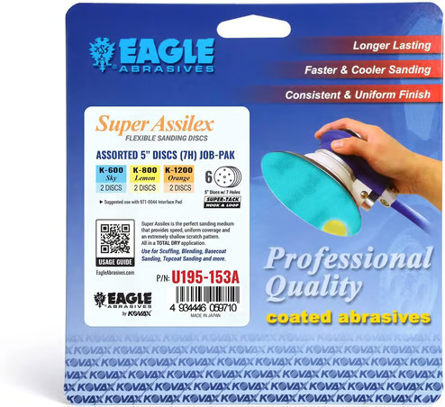 Eagle Abrasives 5” Assilex Discs - Asstd 7/H