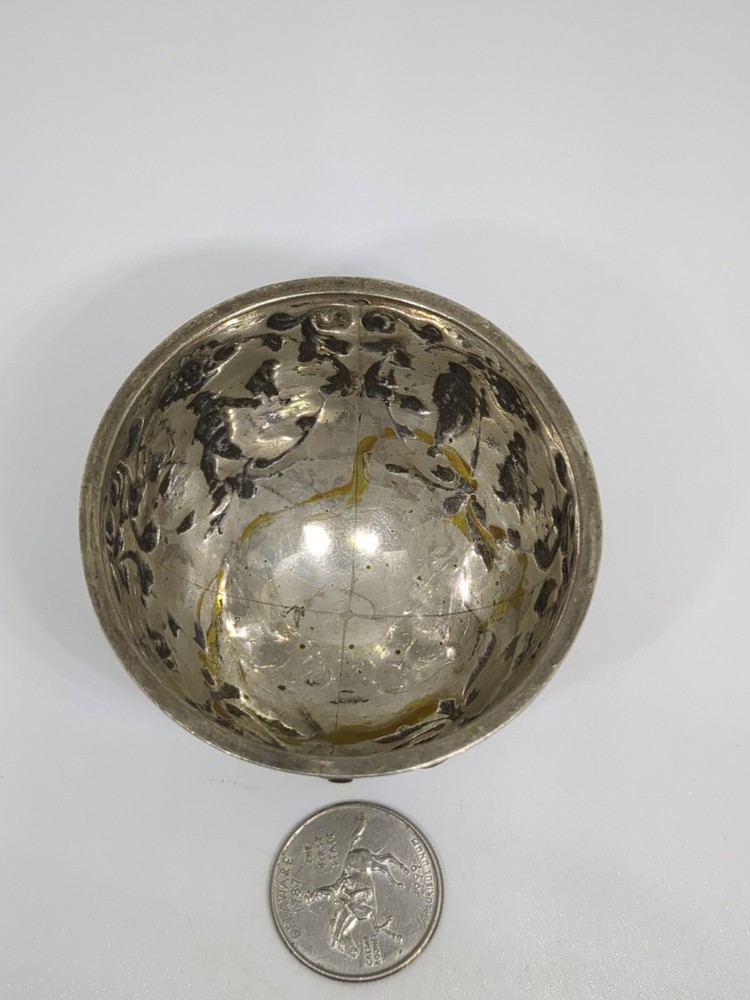 Antique Sterling Silver 925 Small Dutch Bowl
