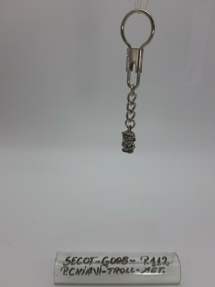 Troll keychain - chrome metal - chrome - code G008 - secot