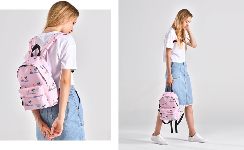 HotStyle SIMPLAY+ Mini Backpack, Multiple Colors and Patterns, 8 Litres Plain