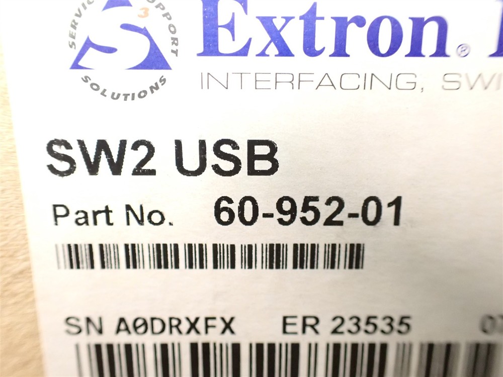 NEW Extron Electronics 60-952-01 SW2 USB Two Input USB Switcher (F27)