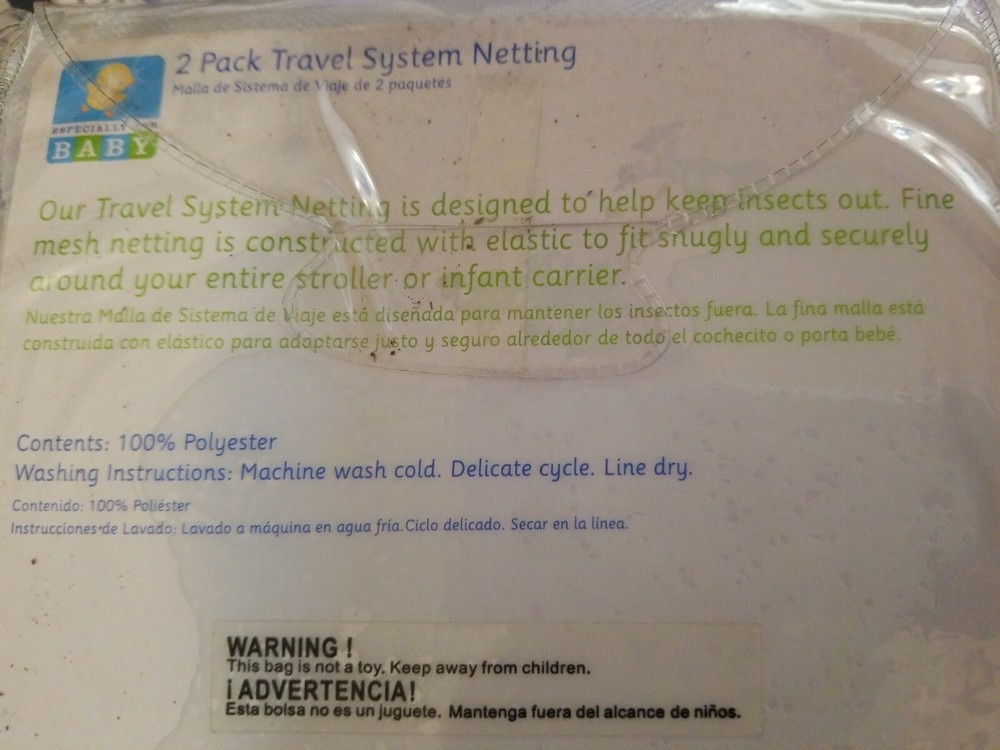 Netting System Stroller and Carrier Especially For Baby 2 Pack TravelSystem Net