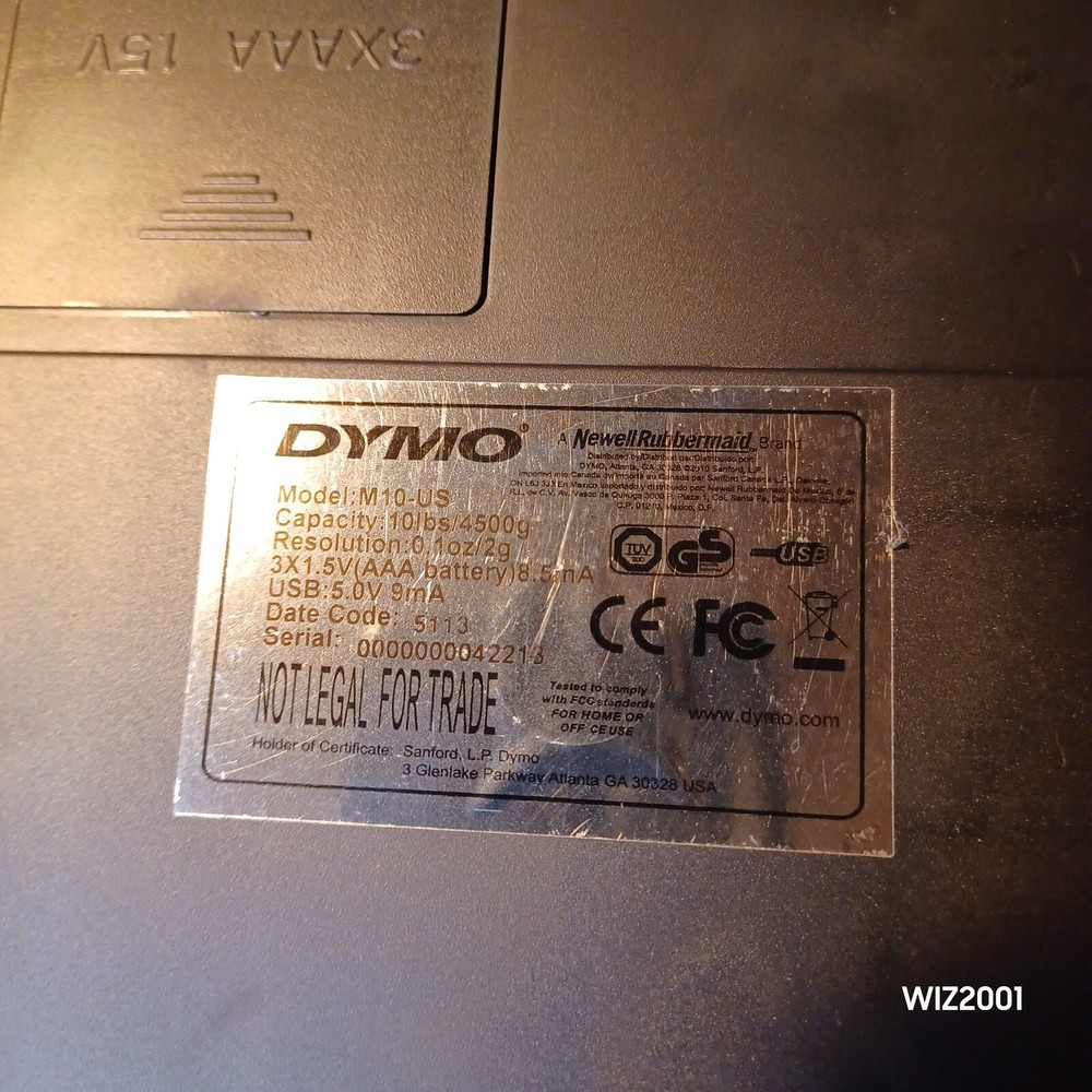 Dymo M10-US Digital Scale 10lb And USB Cable PC & MAC